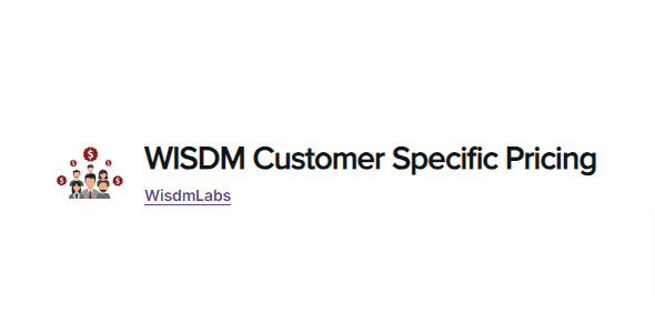 WISDM Customer Specific Pricing 4.6.9