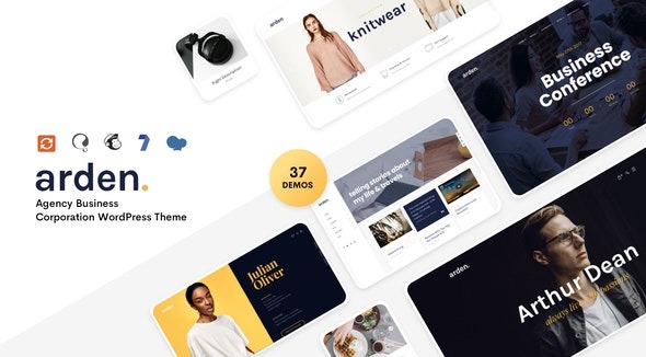 Arden 3.0.7 – Agency Business Corporation WordPress Theme