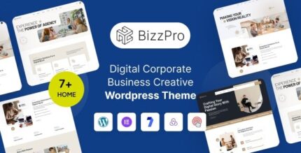 Bizzpro - Digital Corporate Business Creative WordPress Theme Multipurpose