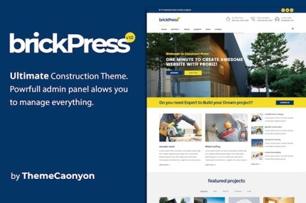 BrickPress - Construction & Business Joomla Template