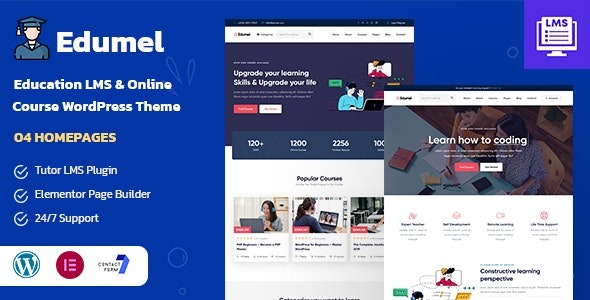 Edumel - Education LMS WordPress Theme