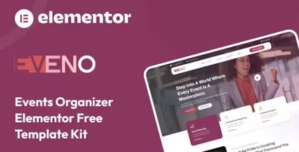 Eveno - Events Organizer Elementor Template Kit