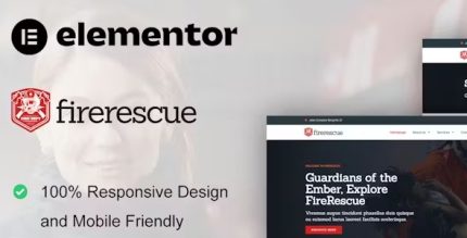 FireRescue - FireFighter & Fire Department Elementor Template Kit