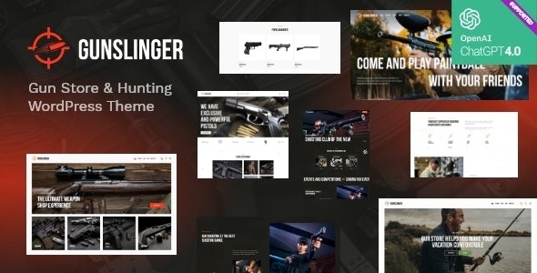 Gunslinger 1.6.0 – Gun Store & Hunting WordPress Theme