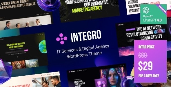 Integro 1.8 – IT Services & Digital Agency WordPress Theme
