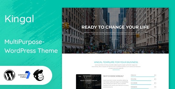 Kingal 1.6 – MultiPurpose WordPress Theme