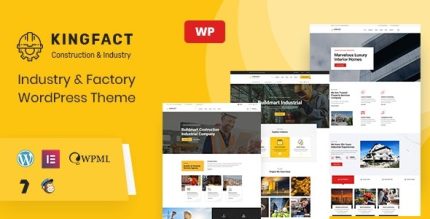 Kingfact - Industry & Factory WordPress Theme + RTL