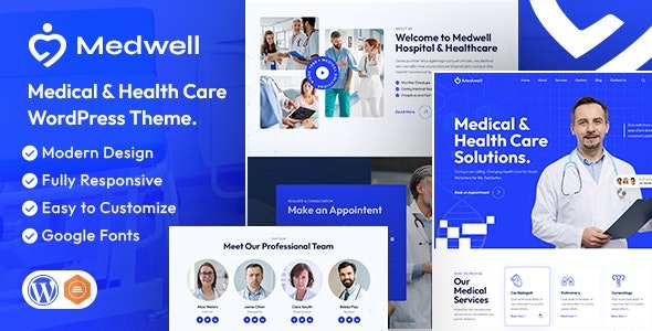 Medwell - Medical & Health Care WordPress Theme