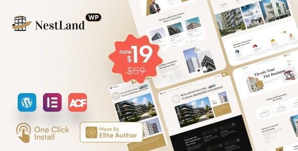 NestLand 1.3 – Real Estate WordPress Theme