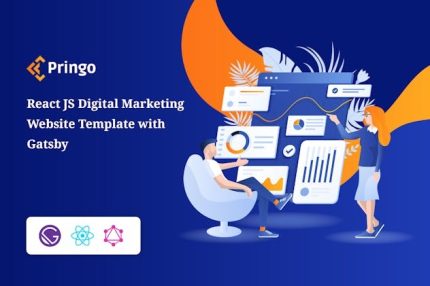 Pringo - React JS Digital Marketing Website Template