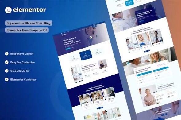 Sphere 1.0 – Healthcare Consulting Elementor Template Kit