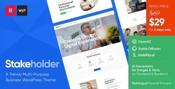 Stakeholder 1.14.0 – Business WordPress Theme