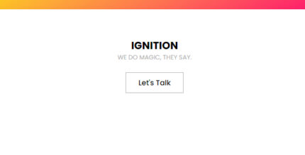 Elementorism Ignition - One-page portfolio