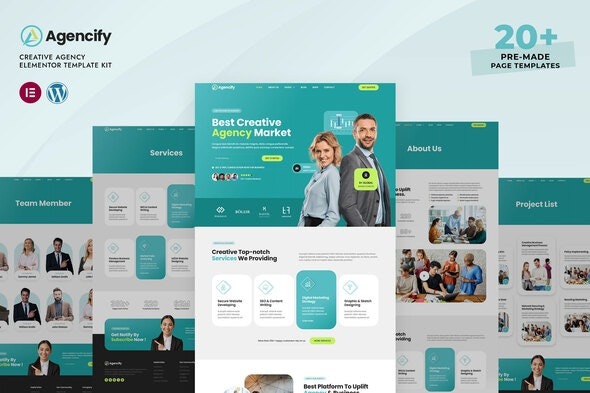 Agencify 1.0 – Creative Agency Elementor Pro Template Kit