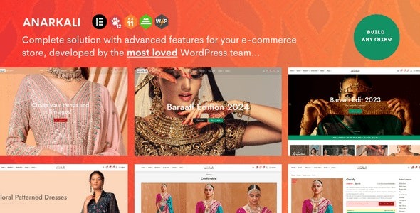 Anarkali 1.0.9 – Fashion Shop Ecommerce Elementor Theme