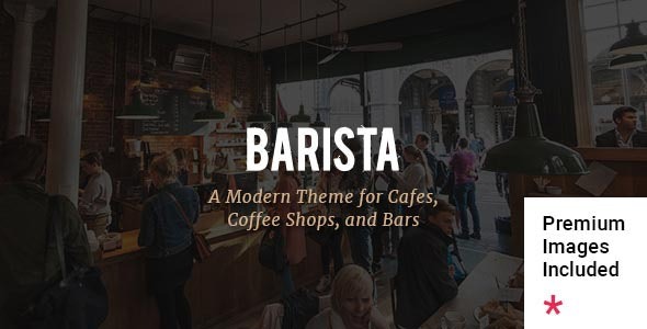 Barista 2.6 – Modern Theme for Cafes, Coffee Shops and Bars