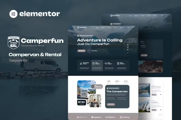 Camperfun 1.0.0 – Campervan & Rental Elementor Template Kit