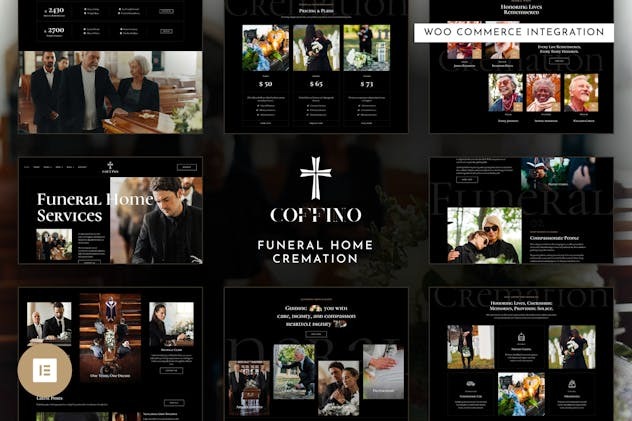 Coffino 1.0 – Funeral Home Services & Cremation Elementor Pro Template Kit