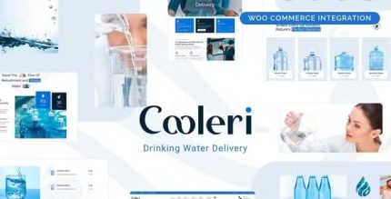 Cooleri - Drinking Water Delivery Elementor Pro Template Kit