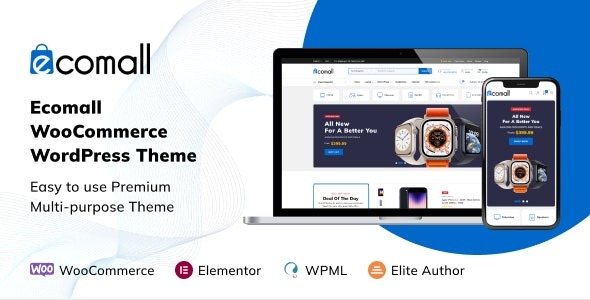 Ecomall 1.3.3 – Elementor Electronics WooCommerce Theme