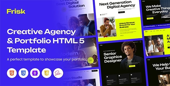 Frisk 2.0 – Creative Agency & Portfolio Template