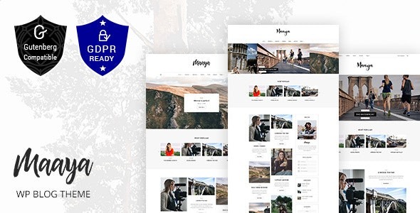 Maaya 3.3 – Travel Blog WordPress Theme