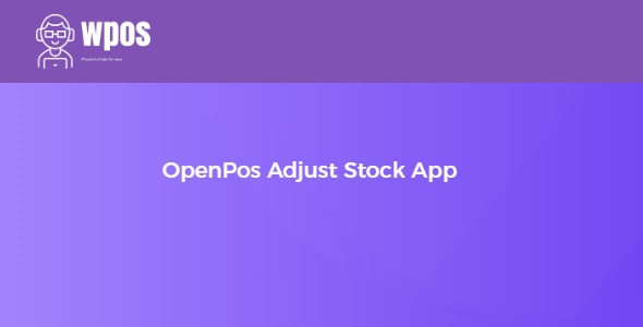 OpenPos Adjust Stock App 7.3.5