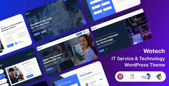 Wotech - IT Service WordPress Theme