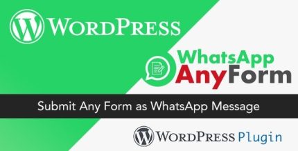WordPress WhatsApp AnyForm Plugin - Submit Any Form as WhatsApp Message WordPress Plugin