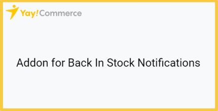 YayMail Addon for Back In Stock Notifications