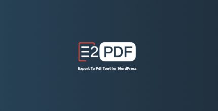 E2Pdf - Export To Pdf Tool for WordPress
