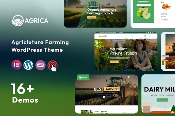 Agrica 1.0.1 – Agriculture WordPress Theme