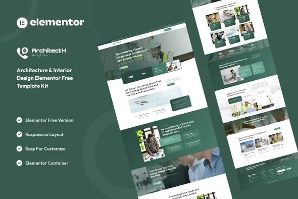Architectx - Architecture & Interior Design Services Elementor Template Kit