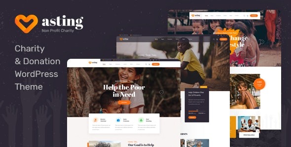 Asting 1.2.7 – Charity & Donation WordPress Theme