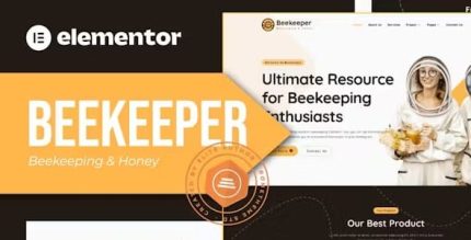 Beekeeper - Beekeeping & Honey Elementor Template Kit