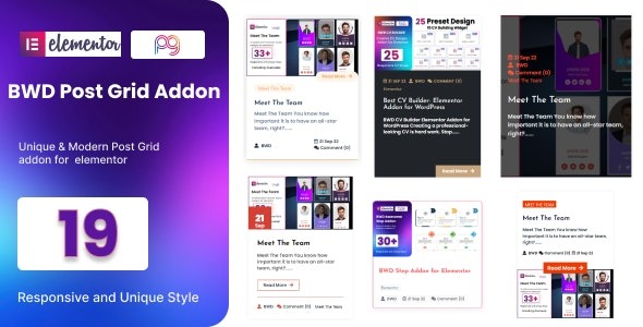 BWD Post Grid Addon for Elementor 2.5