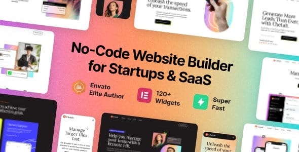 Chetah 1.0.2 – Startup & SaaS WordPress Theme
