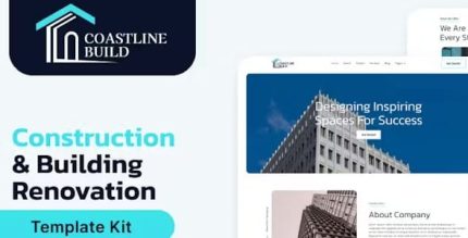 Coastline Build - Construction & Building Renovation Template Kit