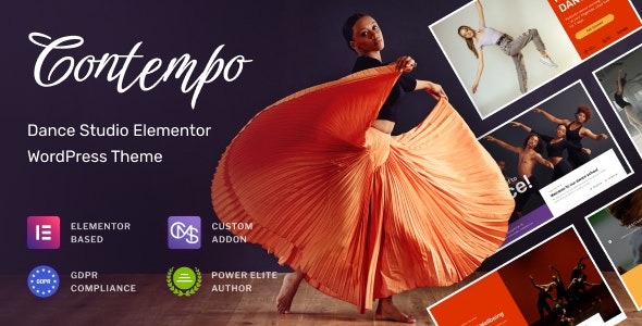 Contempo 1.2.1 – Dance School WordPress Theme