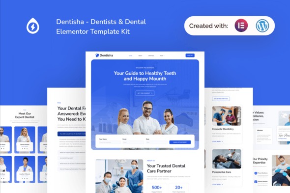 Dentisha 1.0.0 – Dentists & Dental Elementor Template Kit
