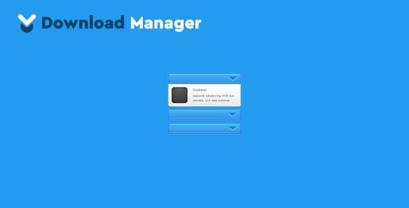 Download Manager Accordion 2.1.2