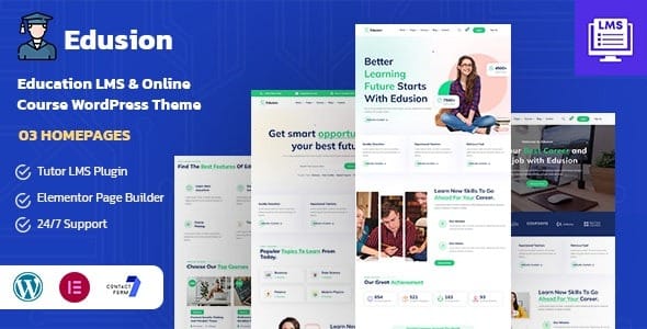 Edusion 1.5 – Education LMS WordPress Theme