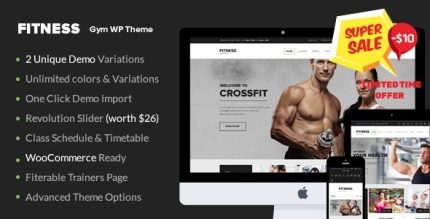 Fitness - Gym WordPress Theme