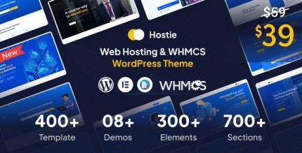 Hostie - Web Hosting & WHMCS WordPress Theme