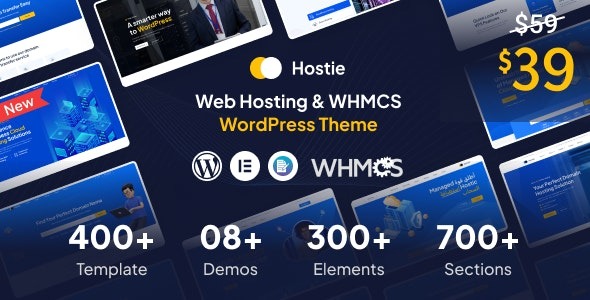 Hostie 2.2.2 – Web Hosting & WHMCS WordPress Theme