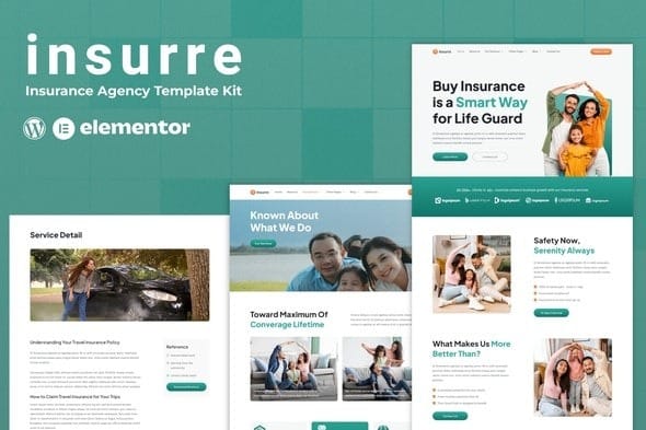 Insurre 1.0.0 – Insurance Agency Elementor Template Kit