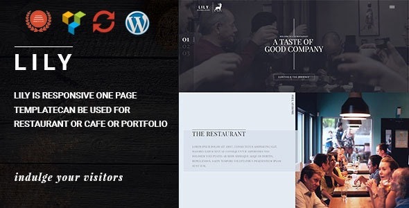 Lily 4.6.3 – One Page Restaurant WordPress Theme