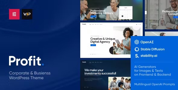Profit 1.5.0 – Business WordPress Theme