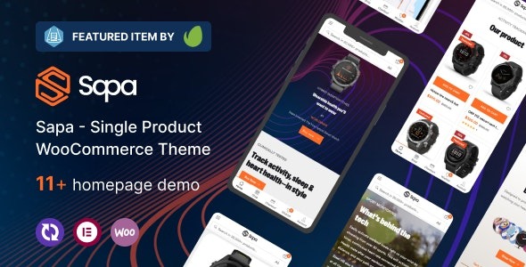 Sapa 1.1.25 – Product Landing Page WooCommerce Theme
