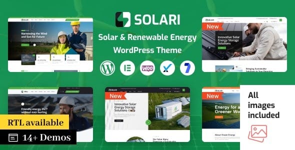 Solari 2.0.8 – Ecology & Solar Energy WordPress Theme